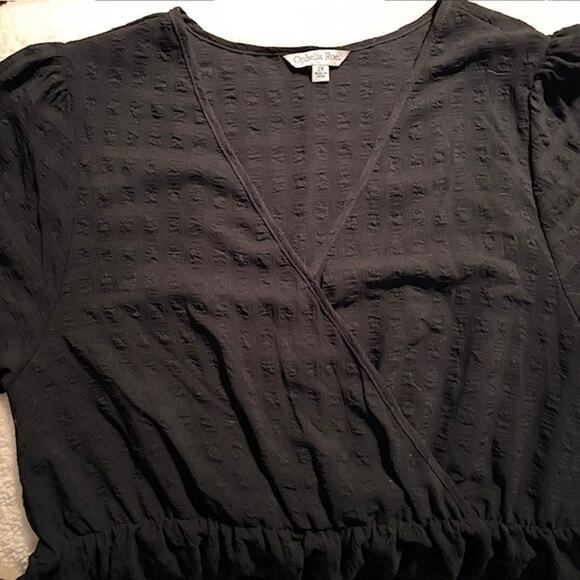 Ophelia Roe Womens 2X Black Sleeve Boho Goth Tiered Maxi NWT - Picture 10 of 13